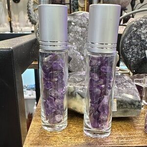Crystal Infused Skincare Serum with Silver Cap
